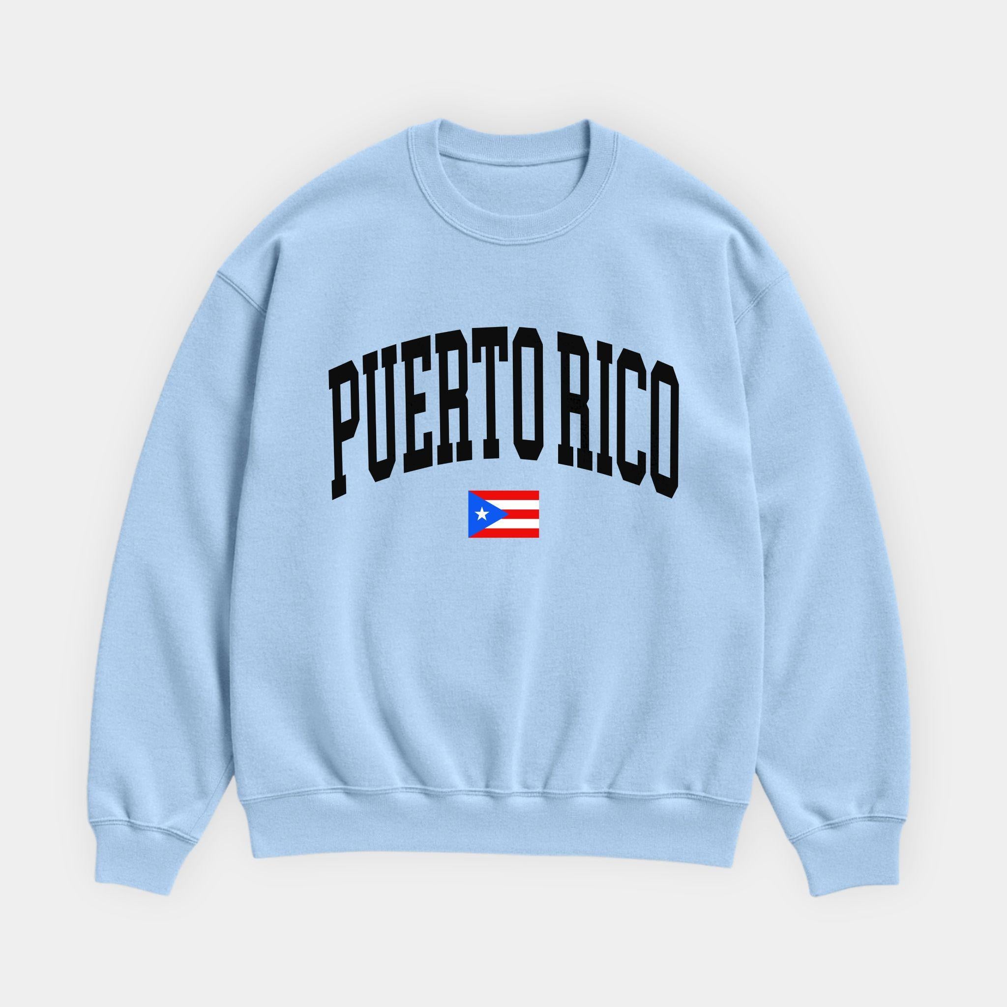 Puerto Rico Collegiate Flag Sweatshirt
