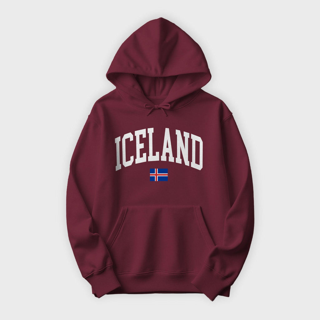 Iceland Collegiate Flag Hoodie