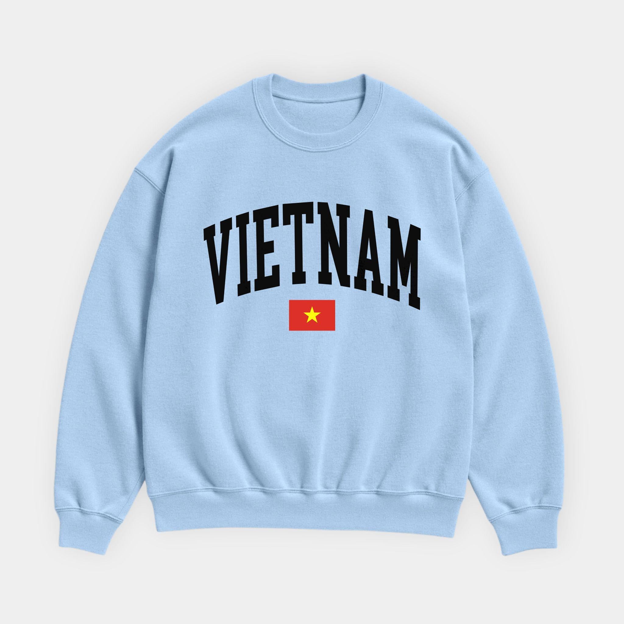 Vietnam Collegiate Flag Sweatshirt