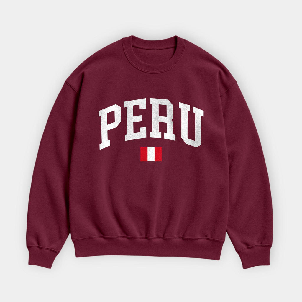Peru Collegiate Flag Sweatshirt