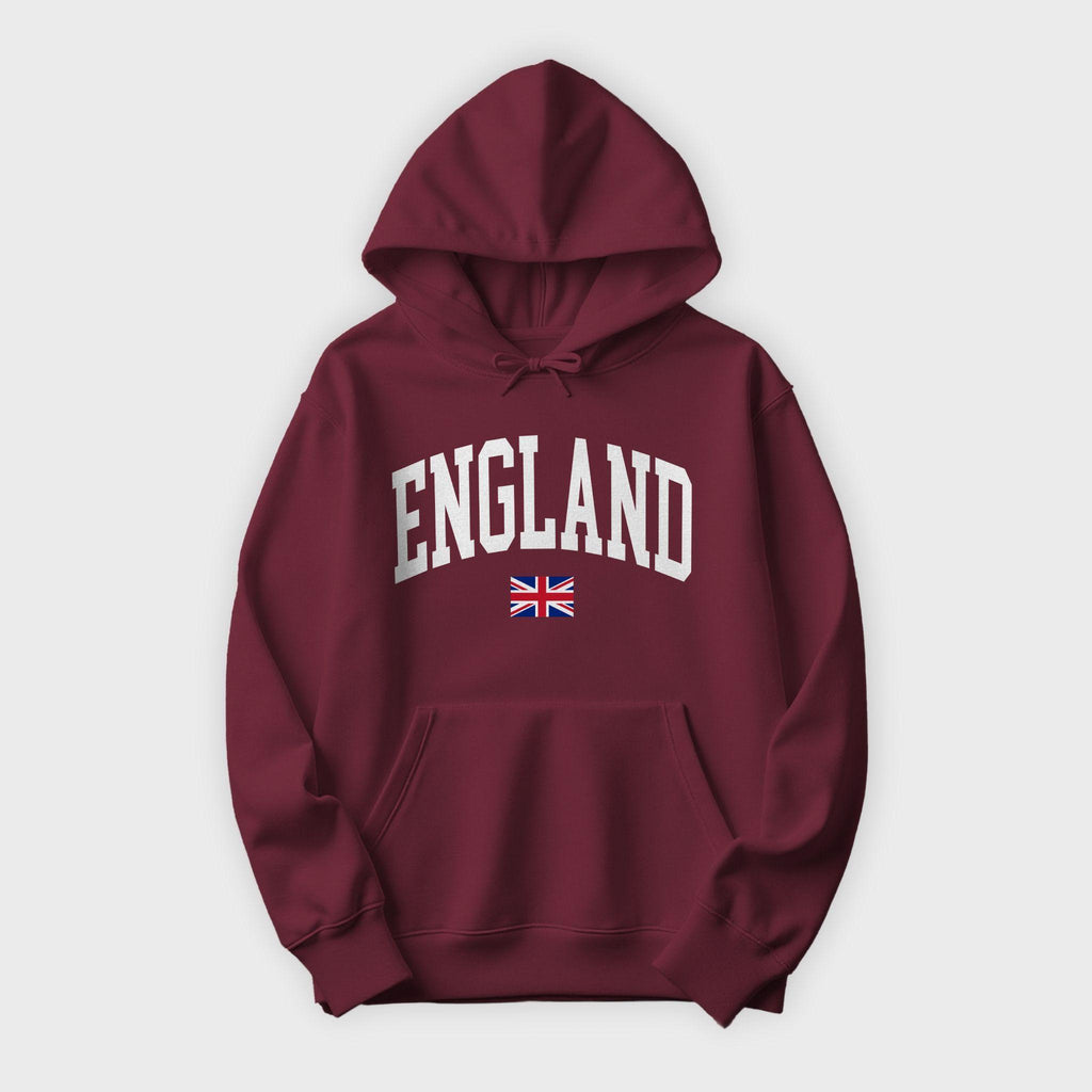 England Collegiate Flag Hoodie