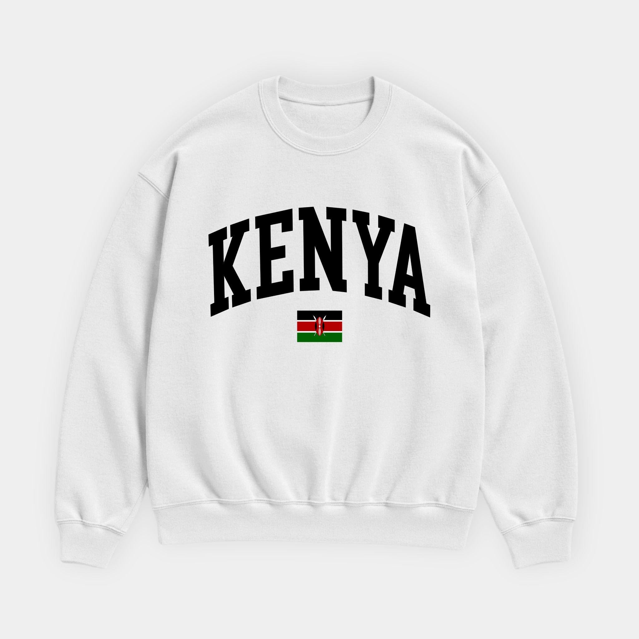 Kenya Collegiate Flag Sweatshirt