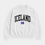 Iceland Collegiate Flag Sweatshirt