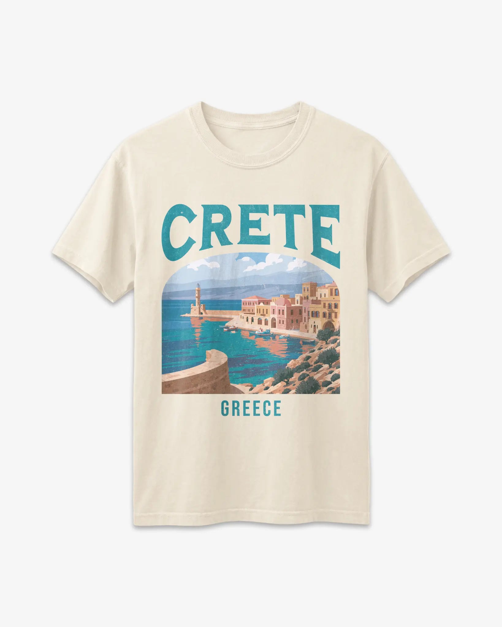 Crete Greece Vintage Travel Poster T-Shirt