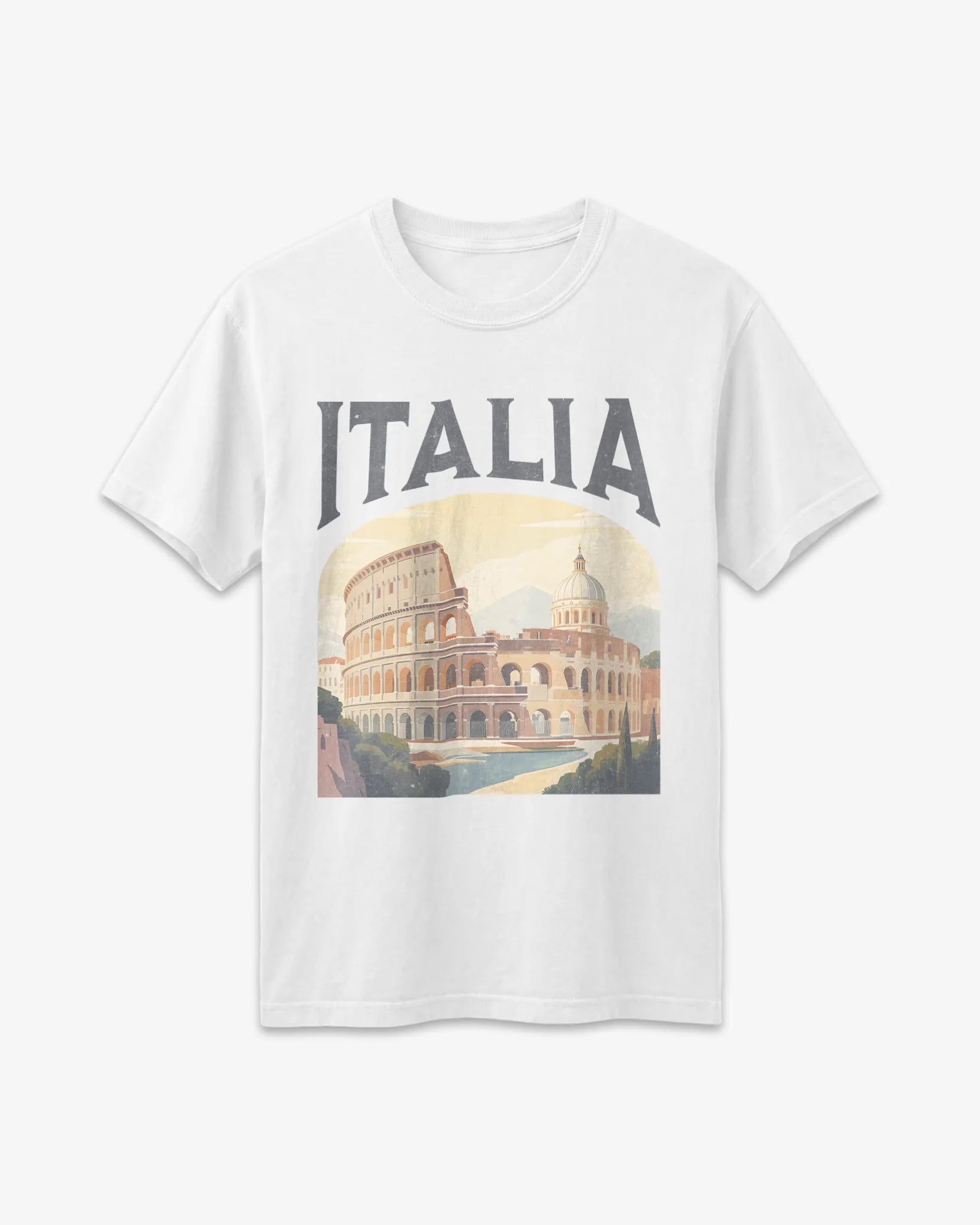 Italia Vintage Travel Poster T-Shirt