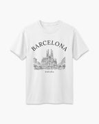 Barcelona Vintage Sketch T-Shirt