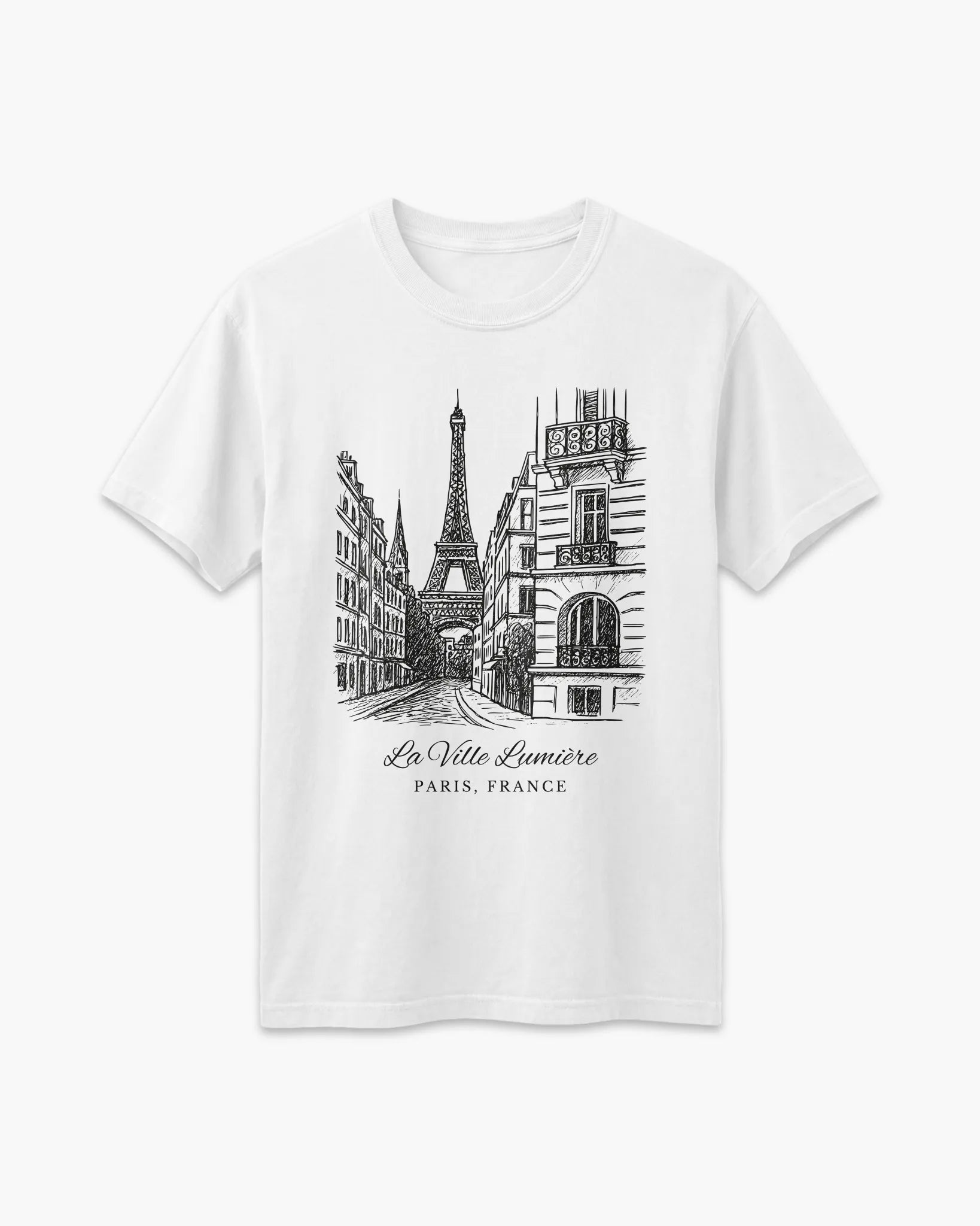 Paris Vintage Sketch T-Shirt