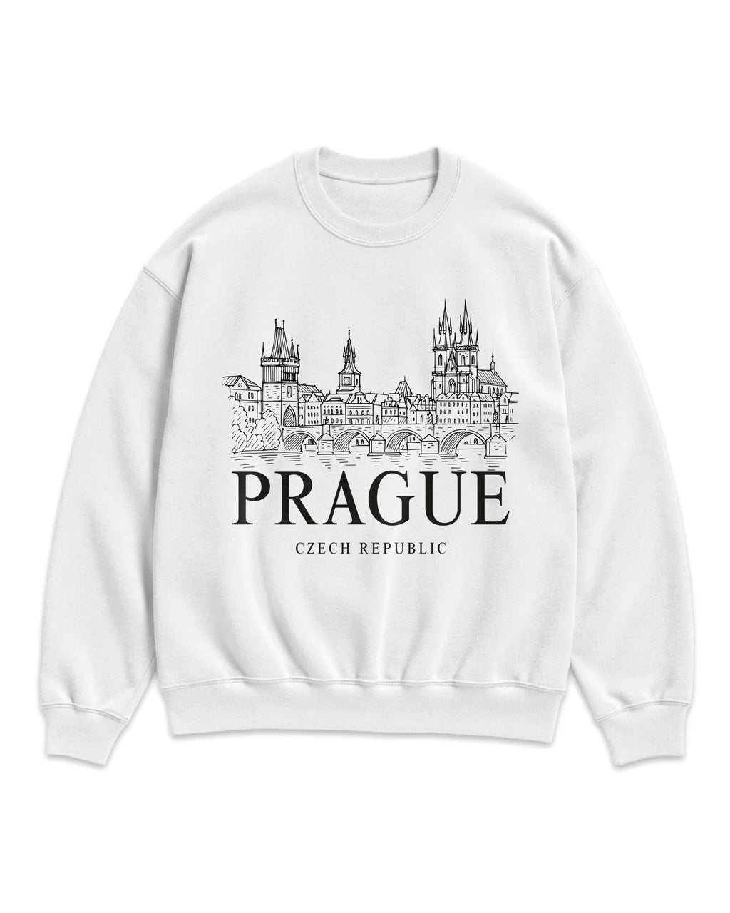Prague Vintage Sketch Sweatshirt