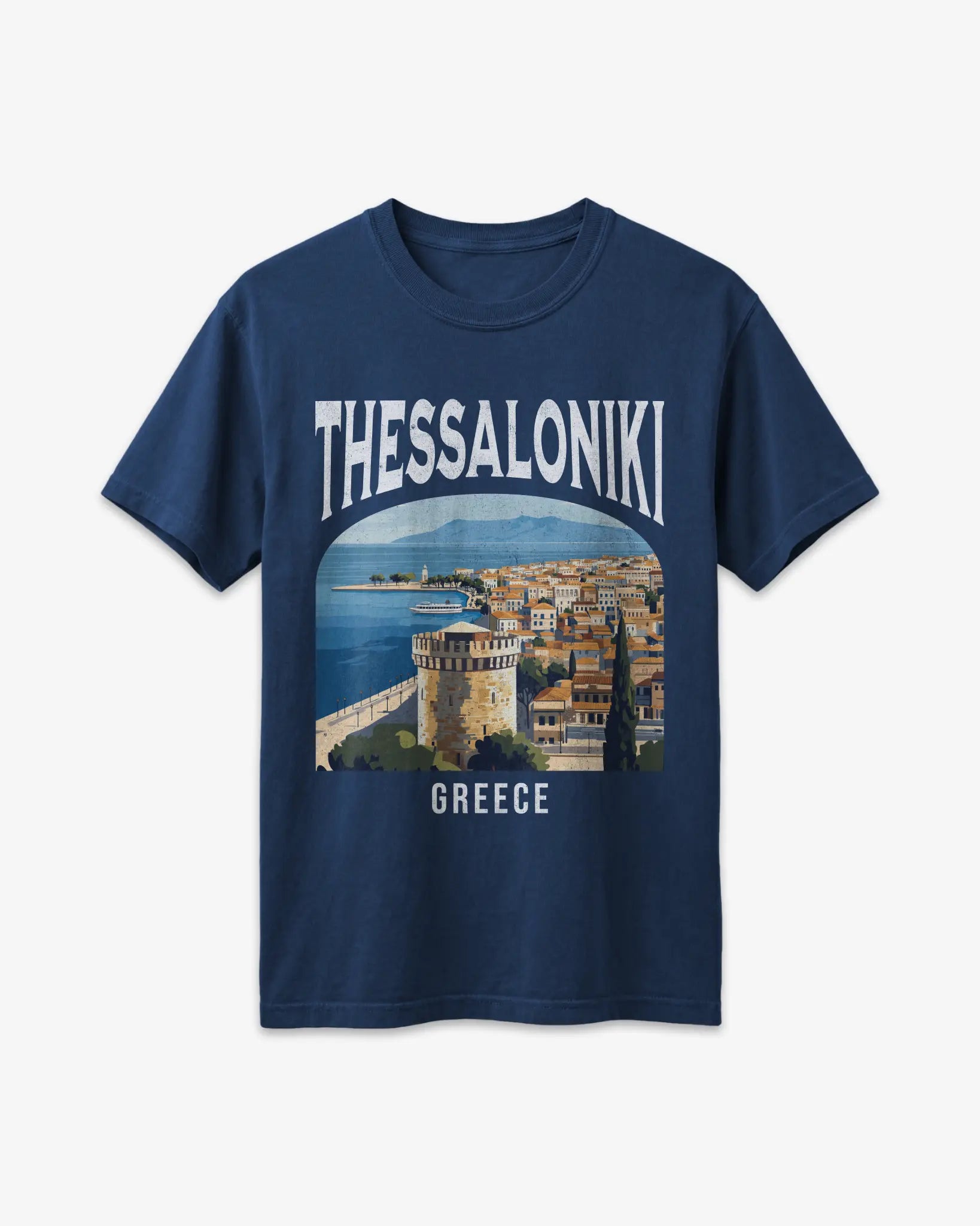 Thessalonki Greece Vintage Travel Poster T-Shirt