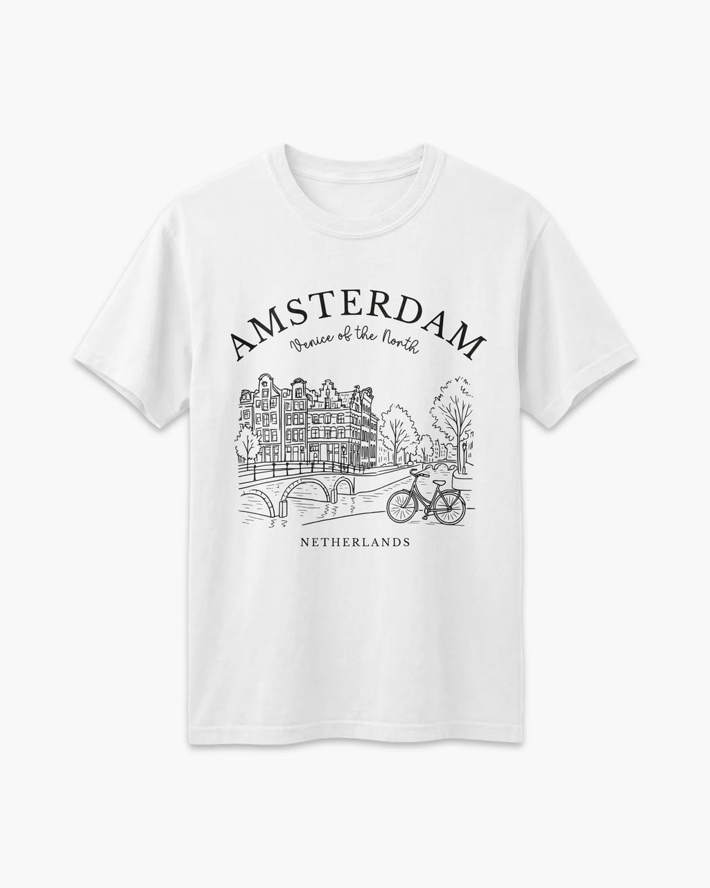 Amsterdam Vintage Sketch T-Shirt