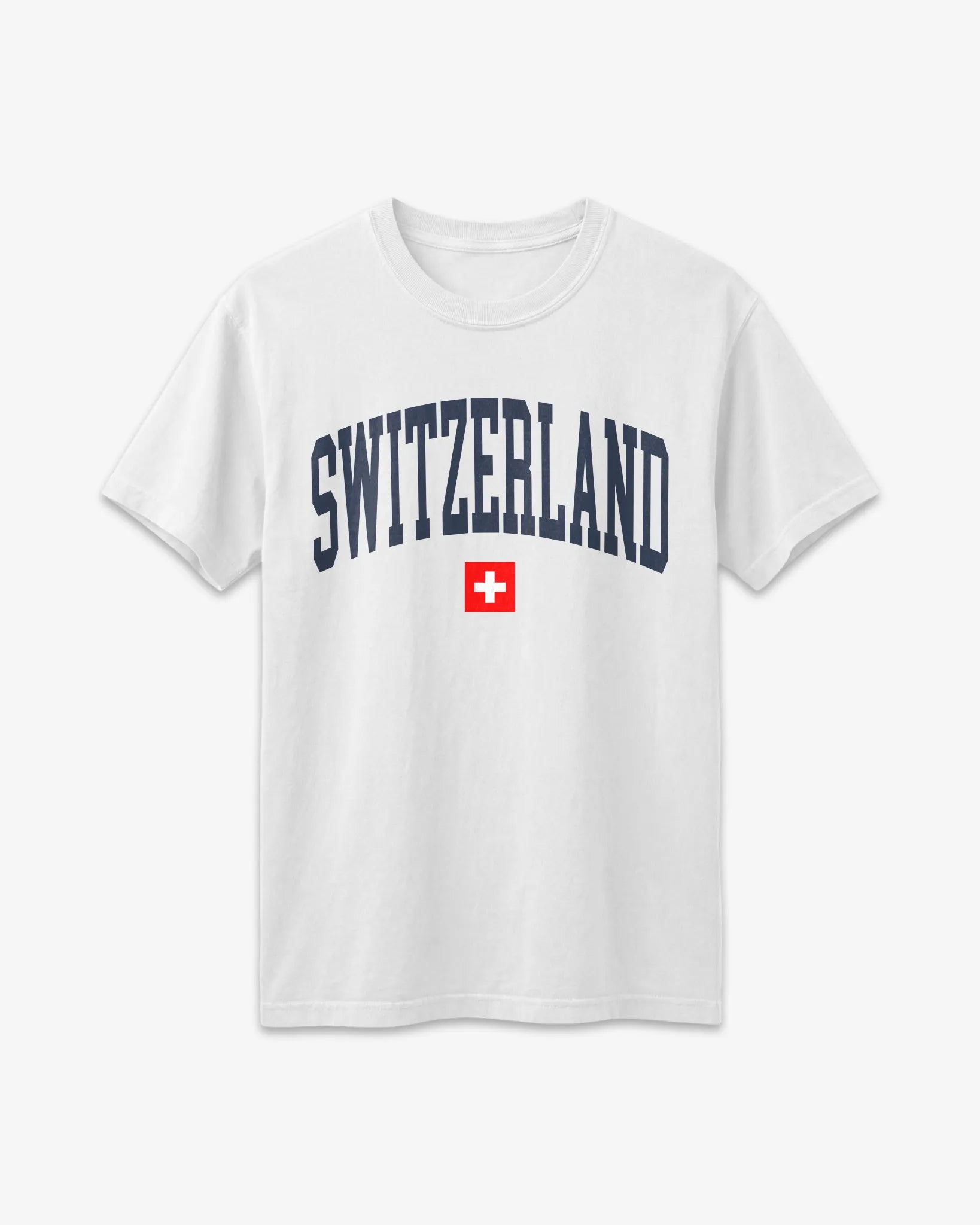 Switzerland Collegiate Flag T-Shirt