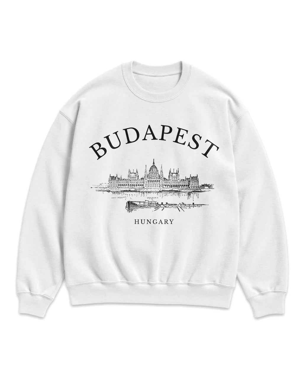 Budapest Vintage Sketch Sweatshirt