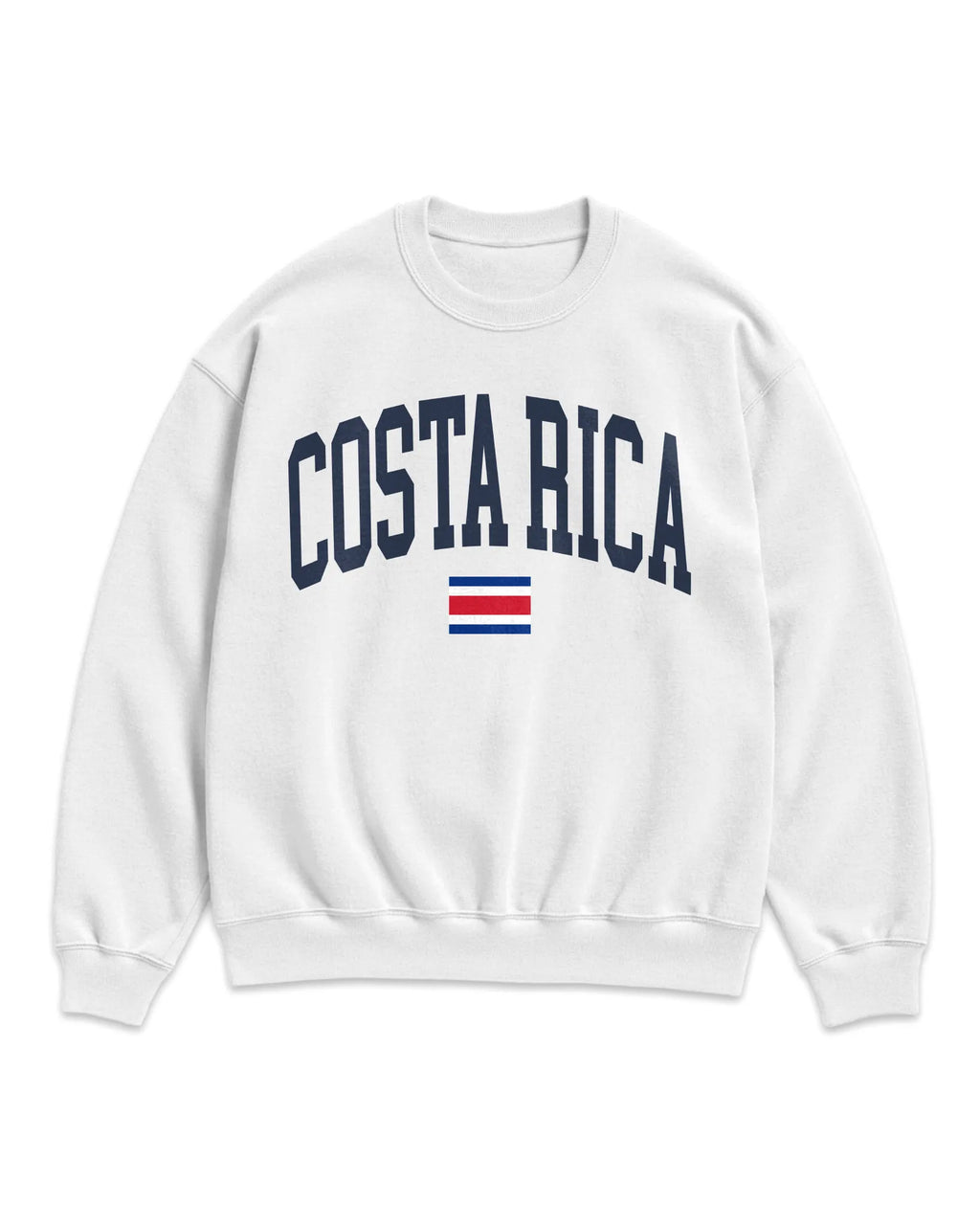 Costa Rica Collegiate Flag Sweatshirt