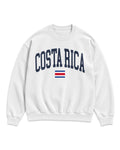 Costa Rica Collegiate Flag Sweatshirt