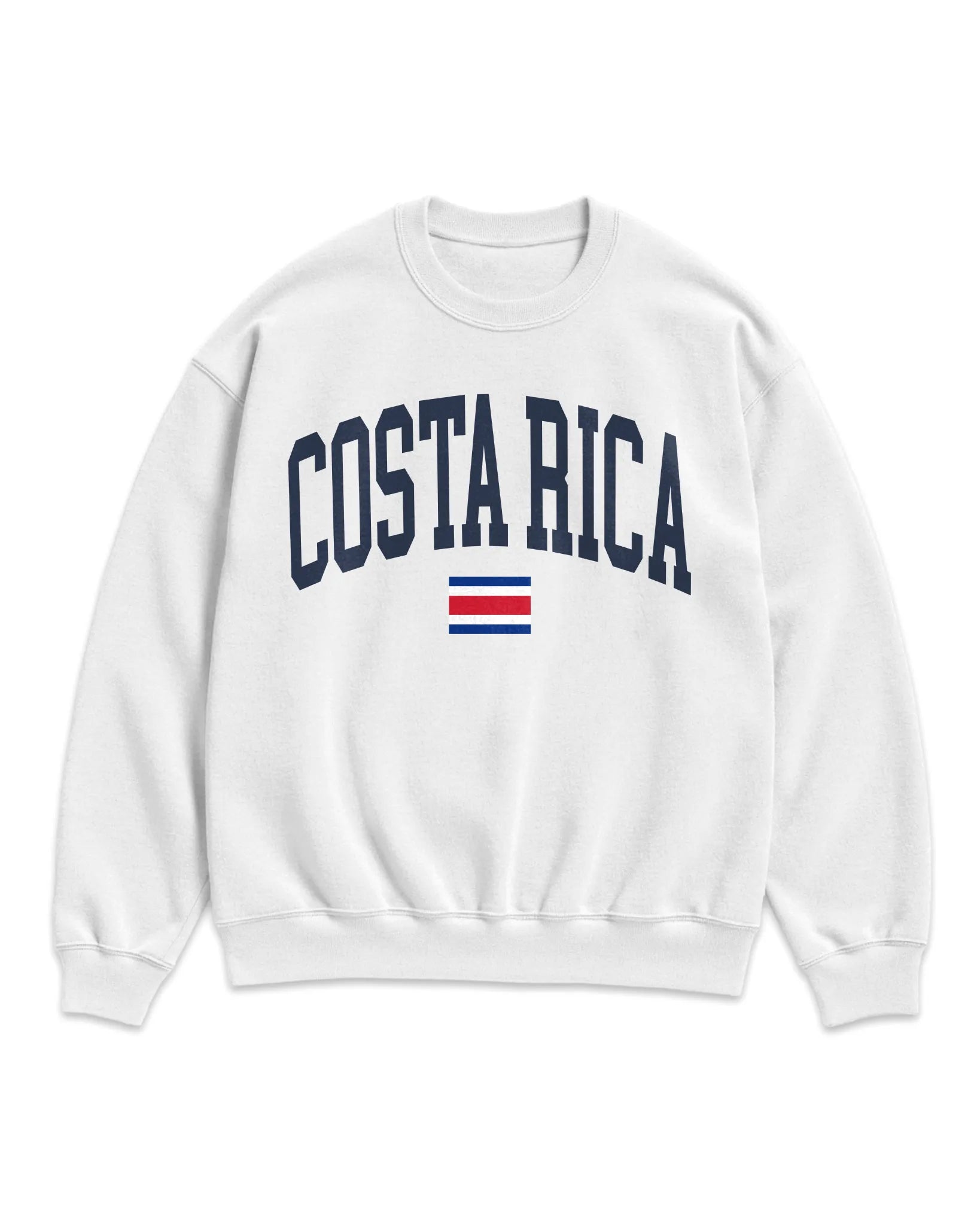 Costa Rica Collegiate Flag Sweatshirt