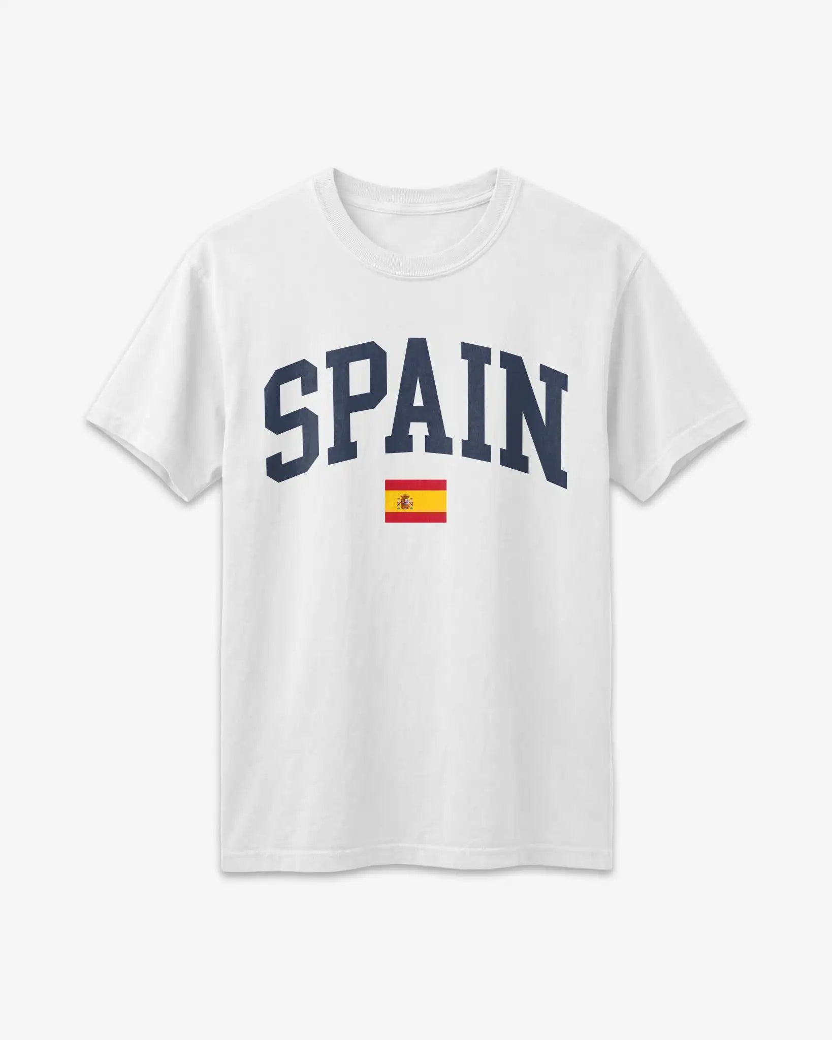 Spain Collegiate Flag T-Shirt