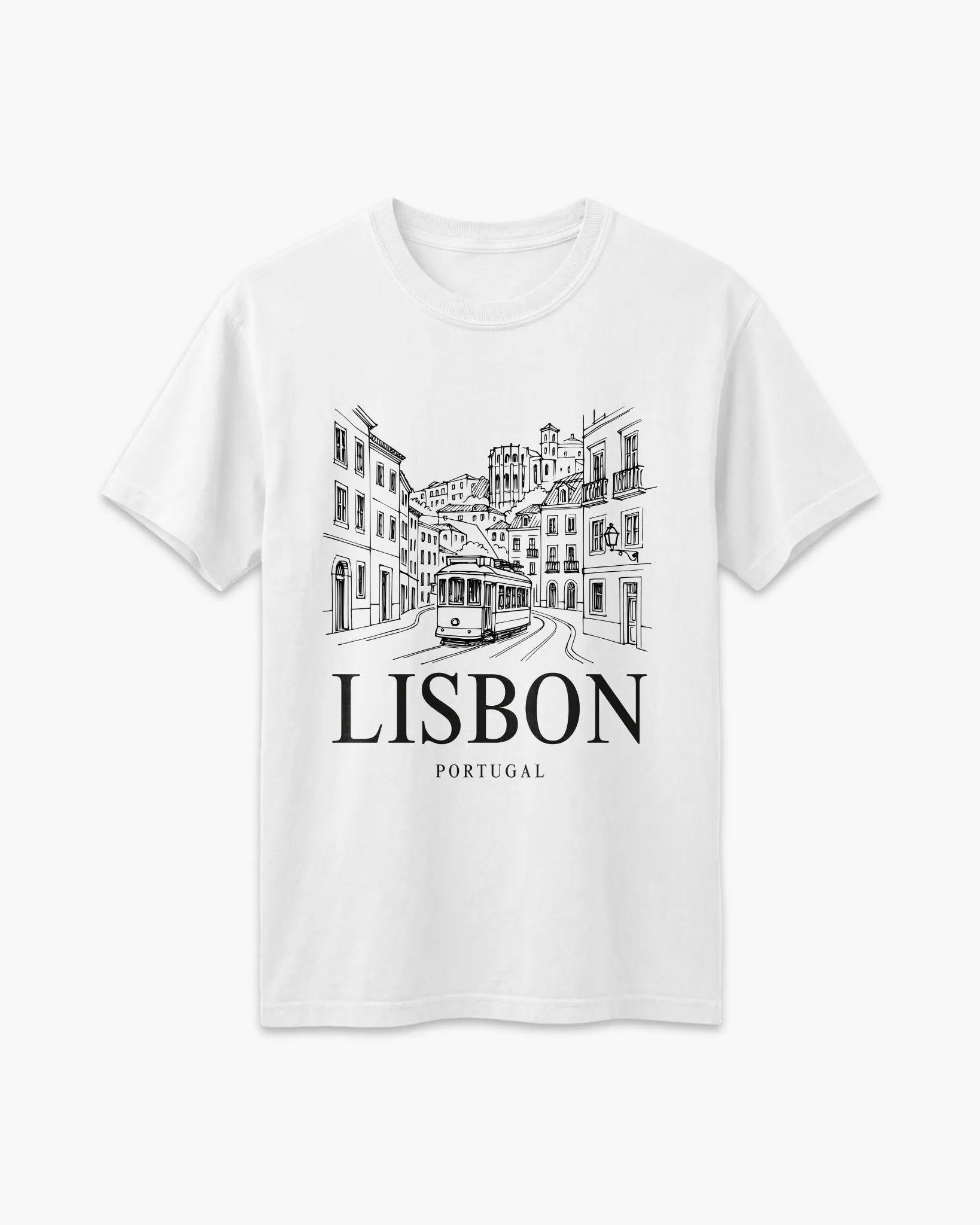 Lisbon Vintage Sketch T-Shirt