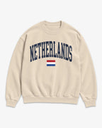 Netherlands Collegiate Flag Sweatshirt