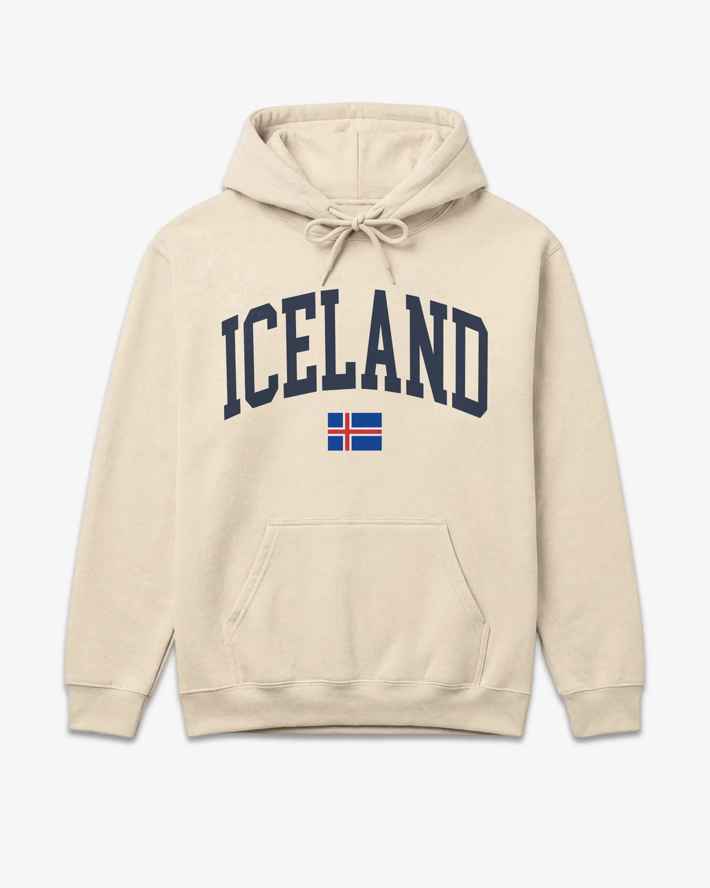 Iceland Collegiate Flag Hoodie