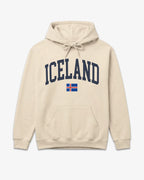 Iceland Collegiate Flag Hoodie