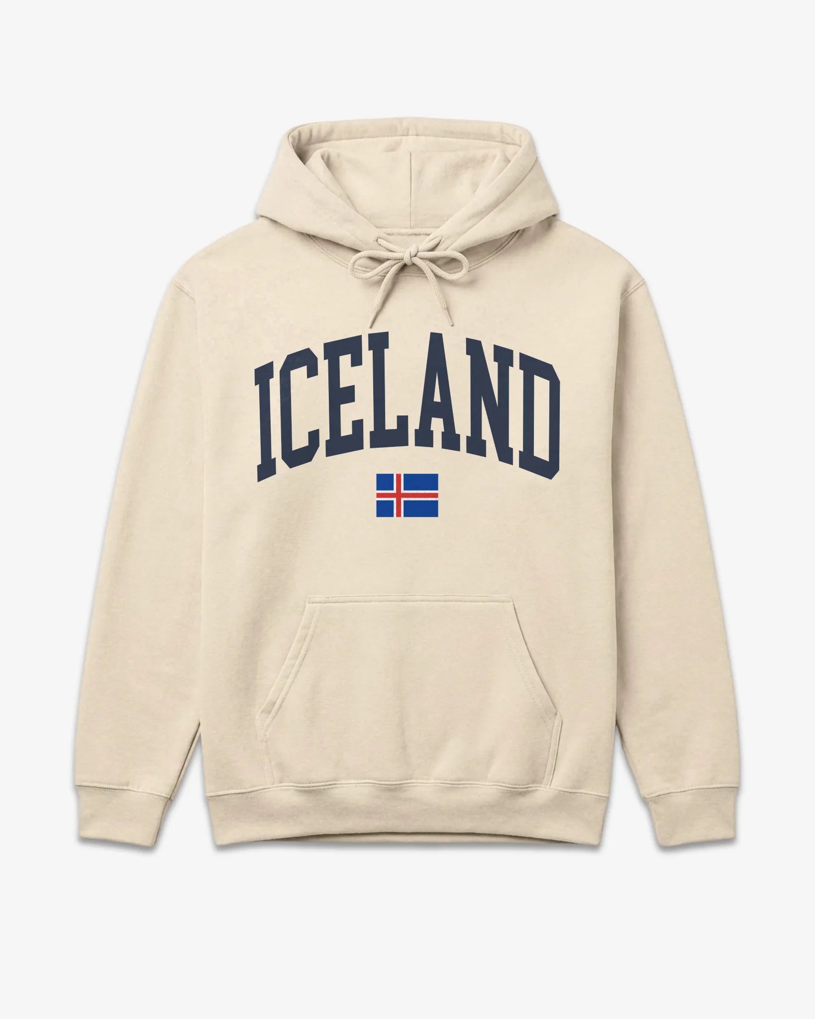 Iceland Collegiate Flag Hoodie