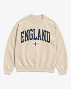 England Collegiate Flag Sweatshirt