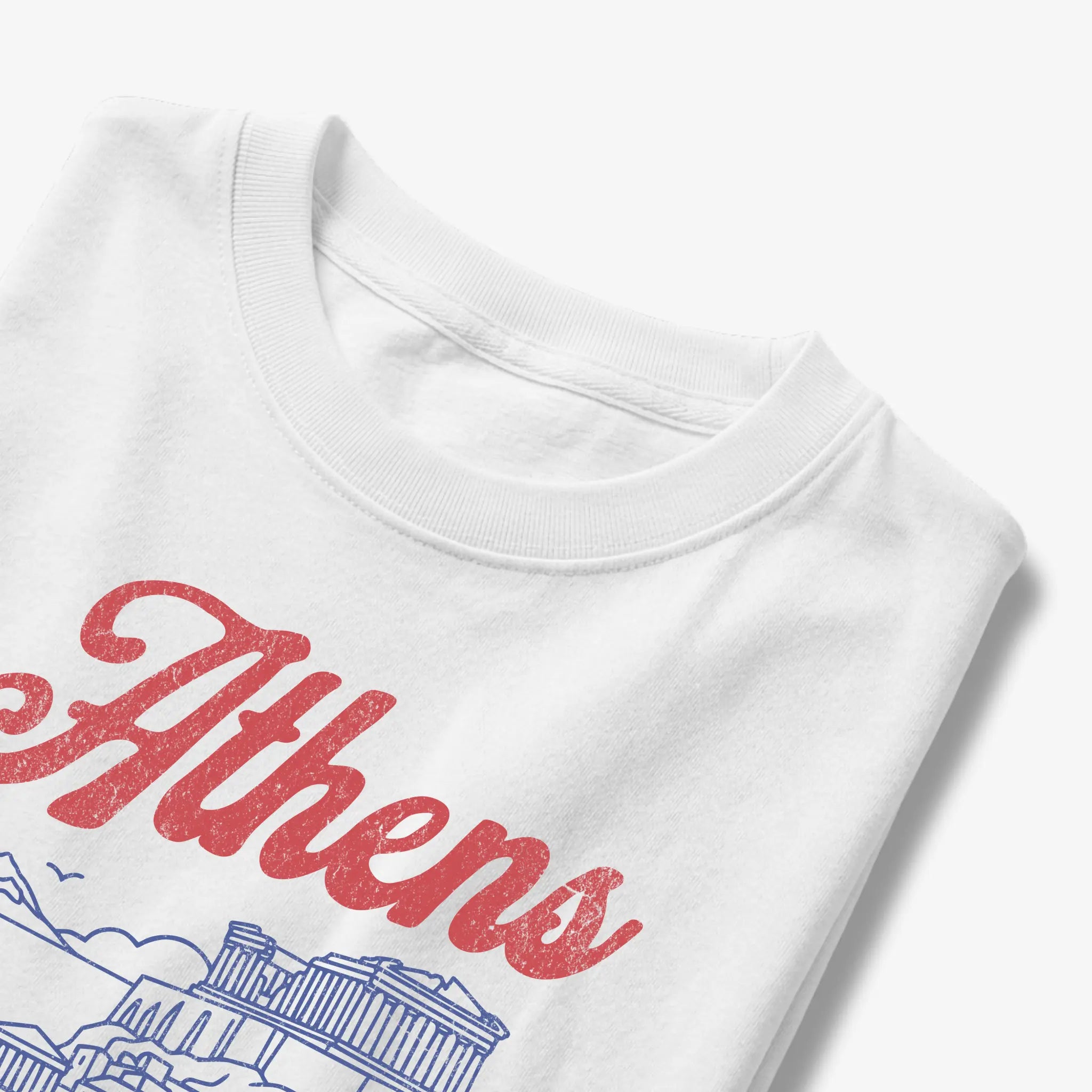 Athens Greece Acropolis Line Art Graphic T-Shirt