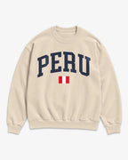 Peru Collegiate Flag Sweatshirt