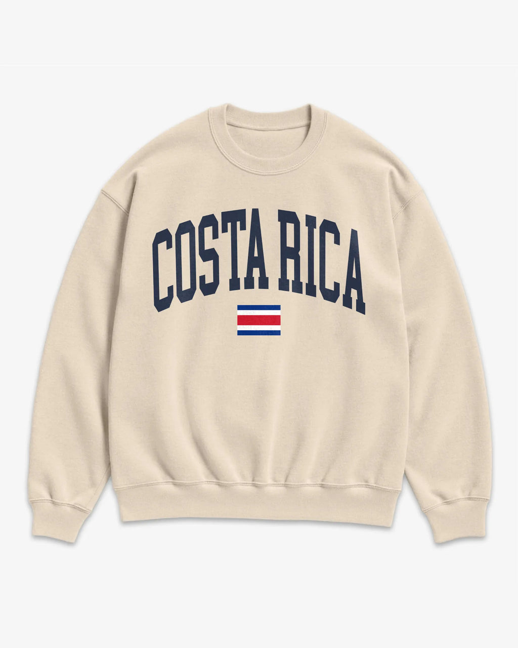 Costa Rica Collegiate Flag Sweatshirt