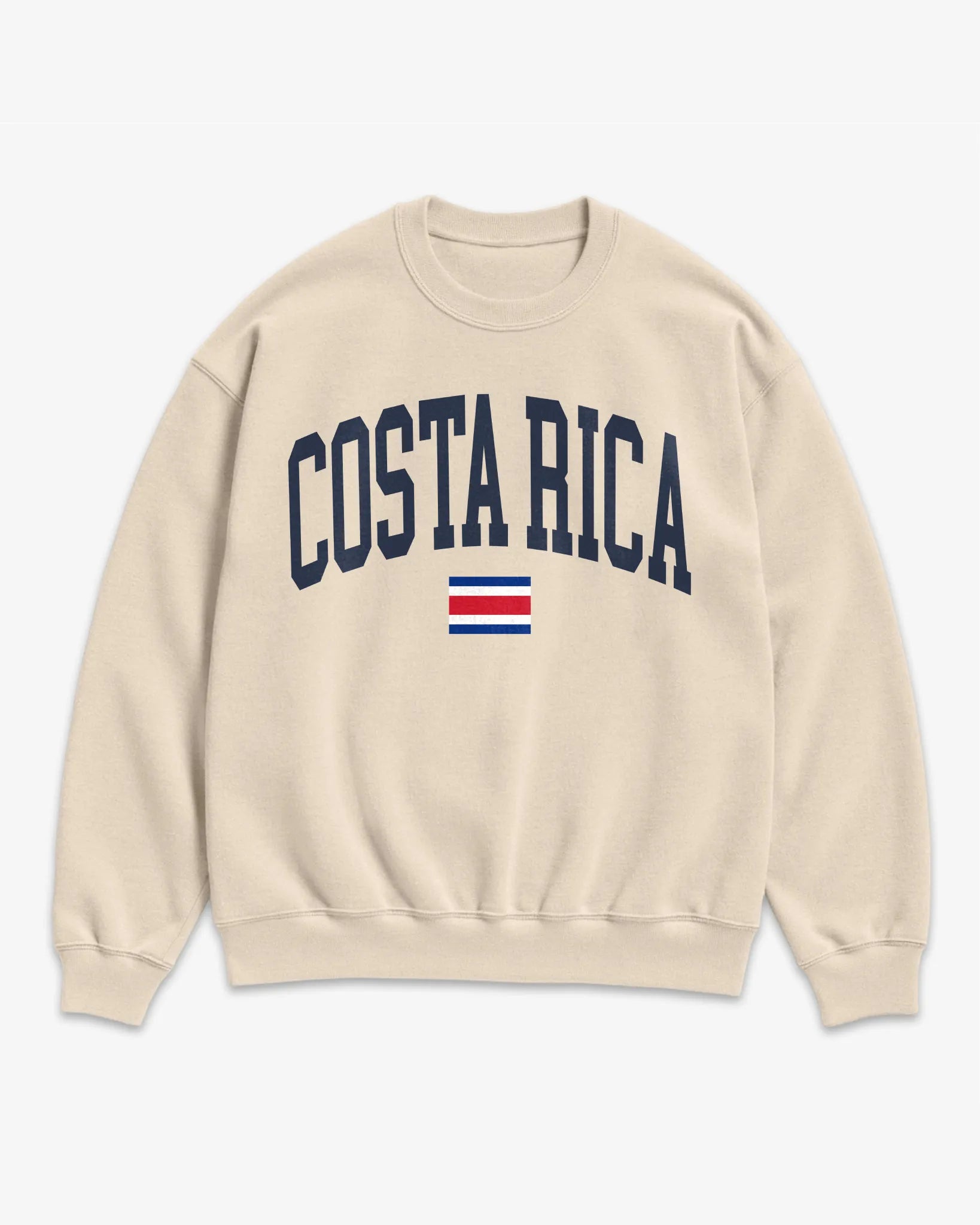 Costa Rica Collegiate Flag Sweatshirt