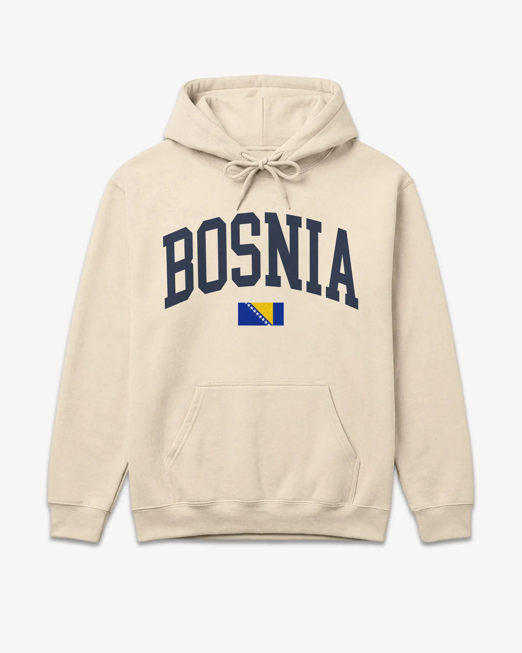 Bosnia Collegiate Flag Hoodie