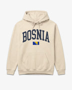 Bosnia Collegiate Flag Hoodie