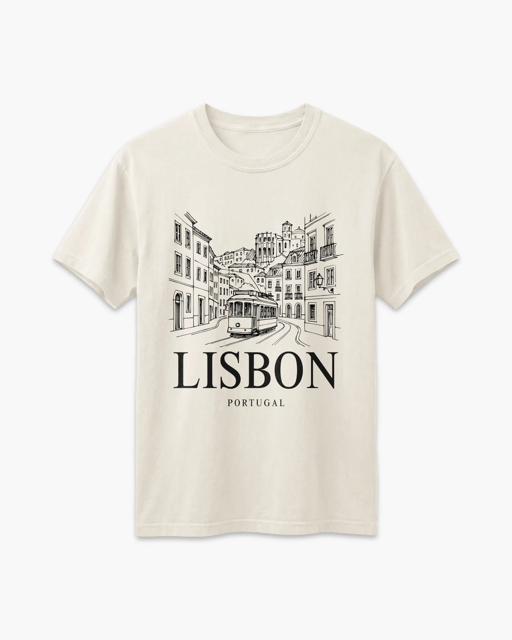 Lisbon Vintage Sketch T-Shirt