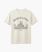 Barcelona Vintage Sketch T-Shirt