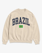 Brazil Collegiate Flag Sweatshirt
