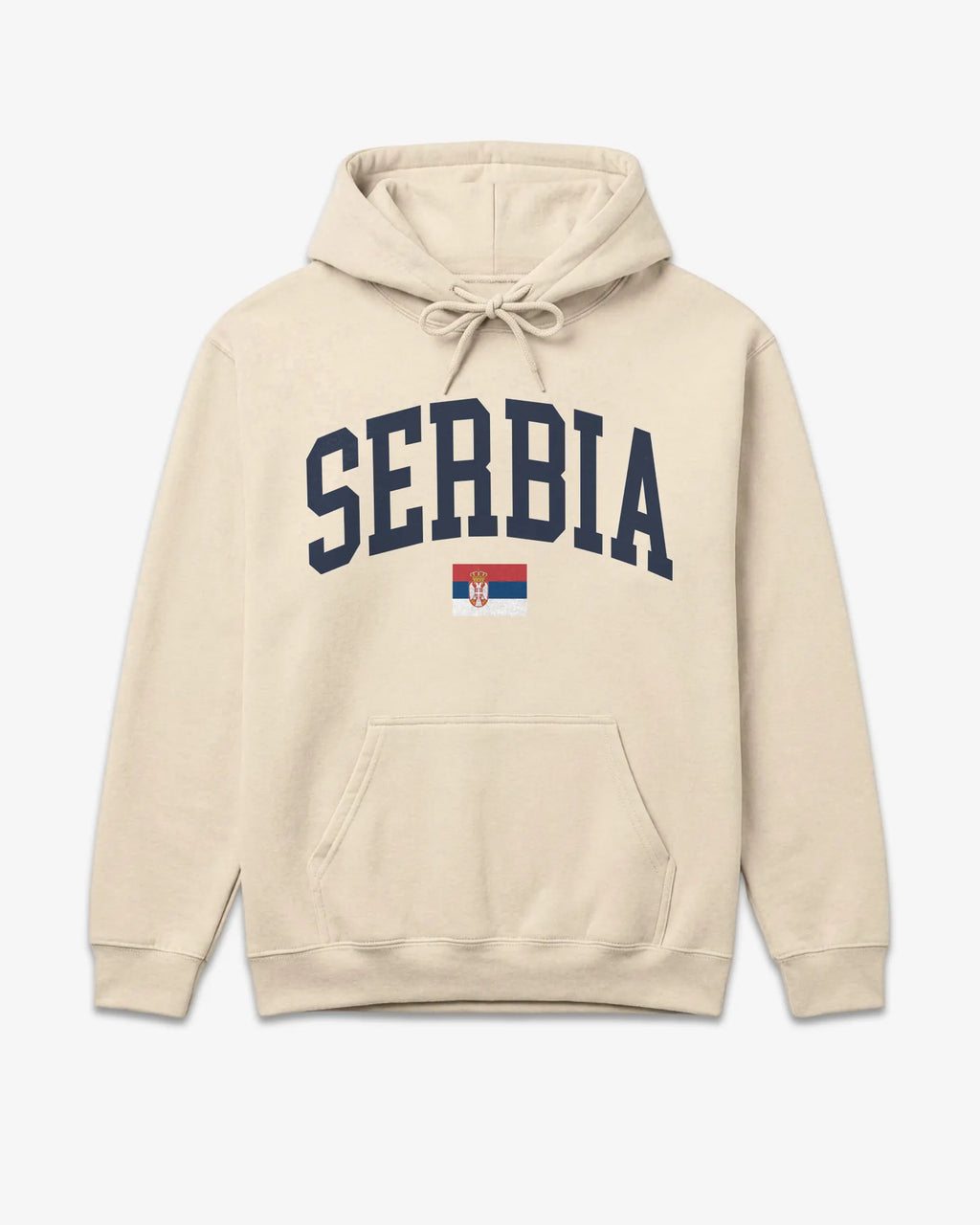 Serbia Collegiate Flag Hoodie