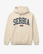 Serbia Collegiate Flag Hoodie