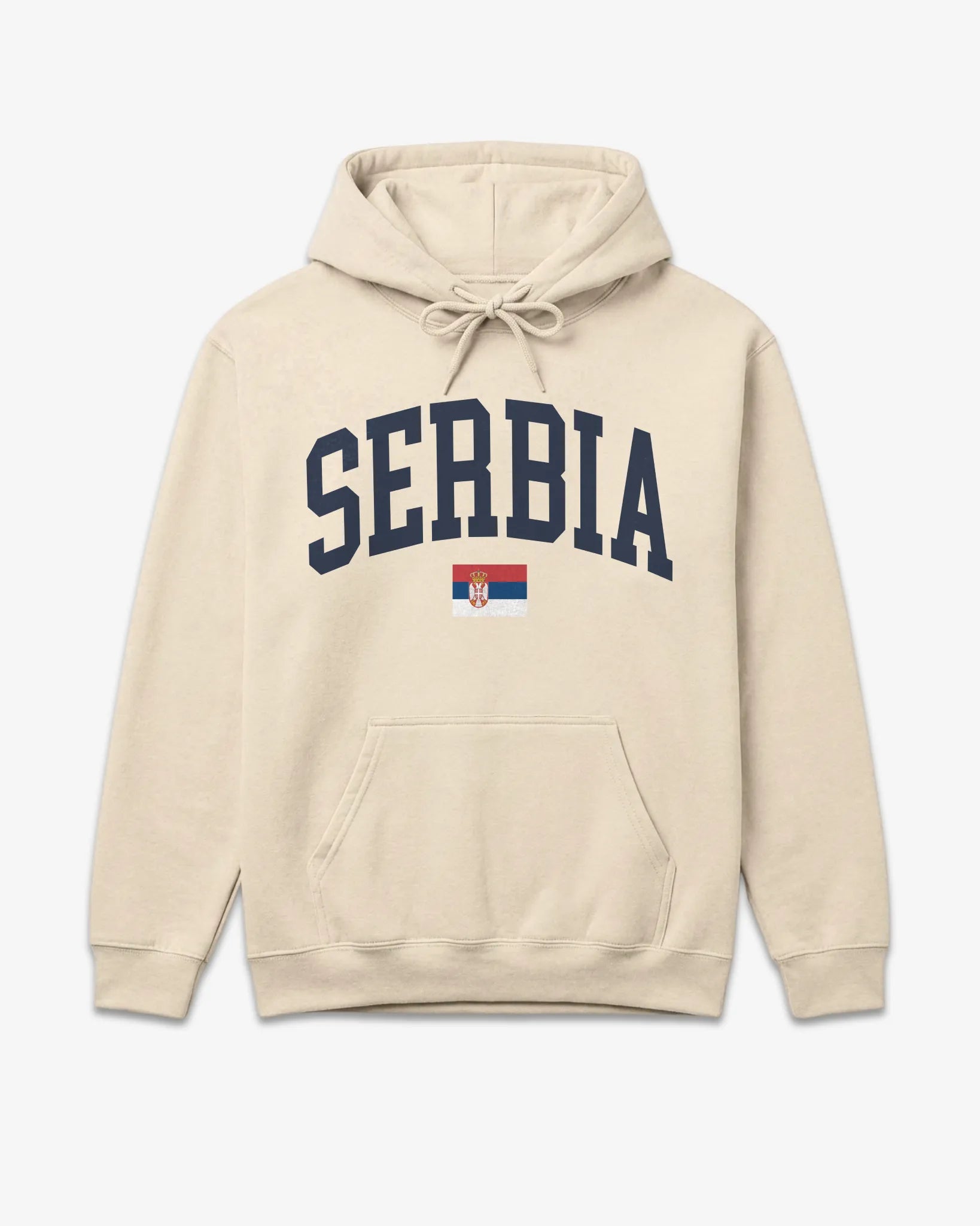 Serbia Collegiate Flag Hoodie
