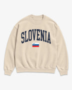 Slovenia Collegiate Flag Sweatshirt