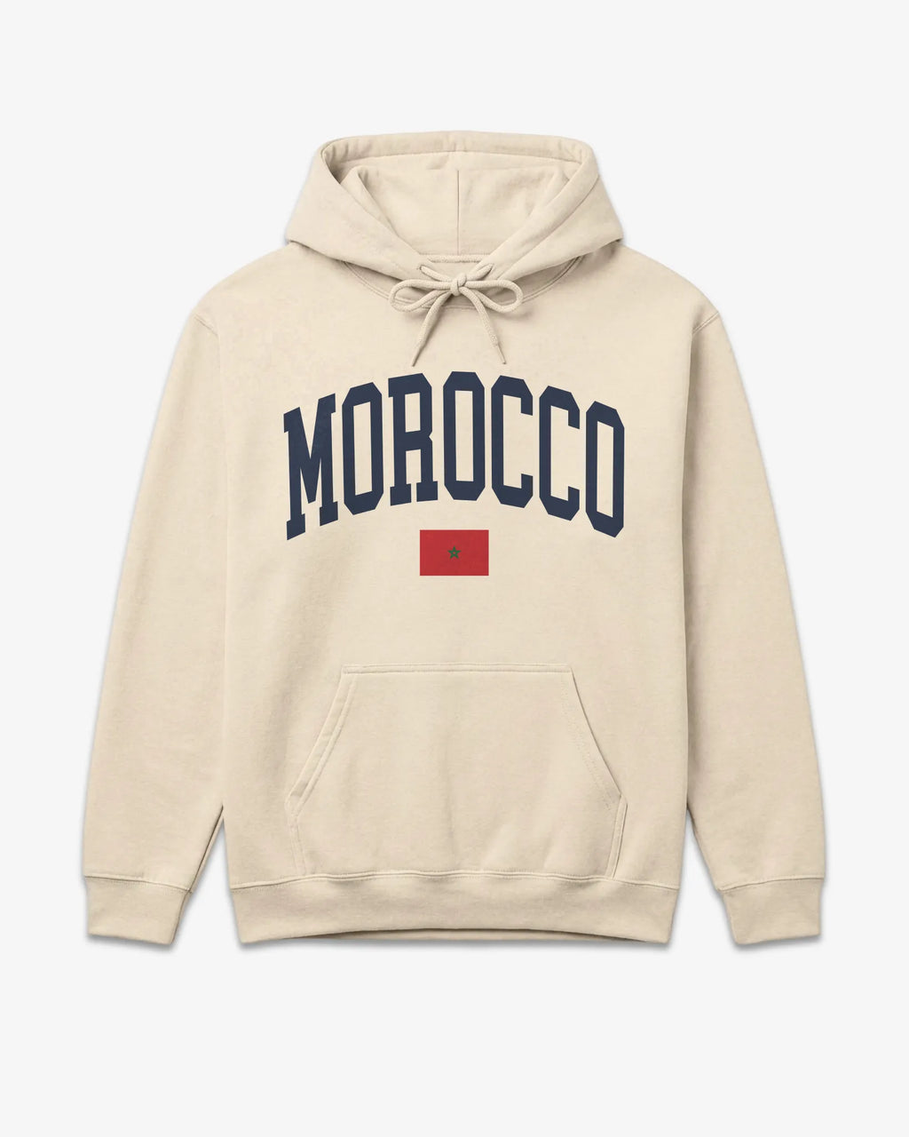 Morocco Collegiate Flag Hoodie