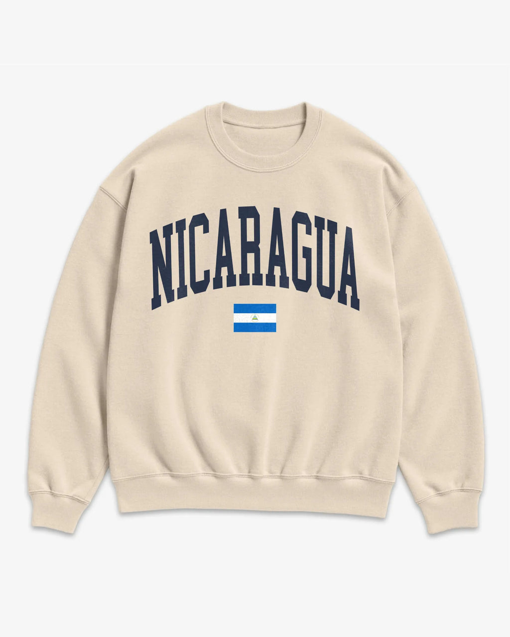 Nicaragua Collegiate Flag Sweatshirt