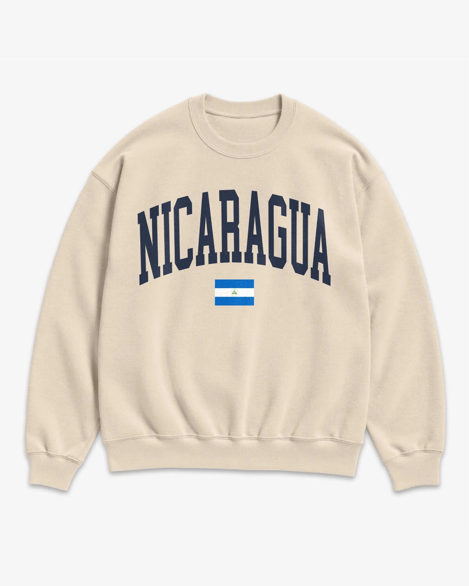 Nicaragua Collegiate Flag Sweatshirt