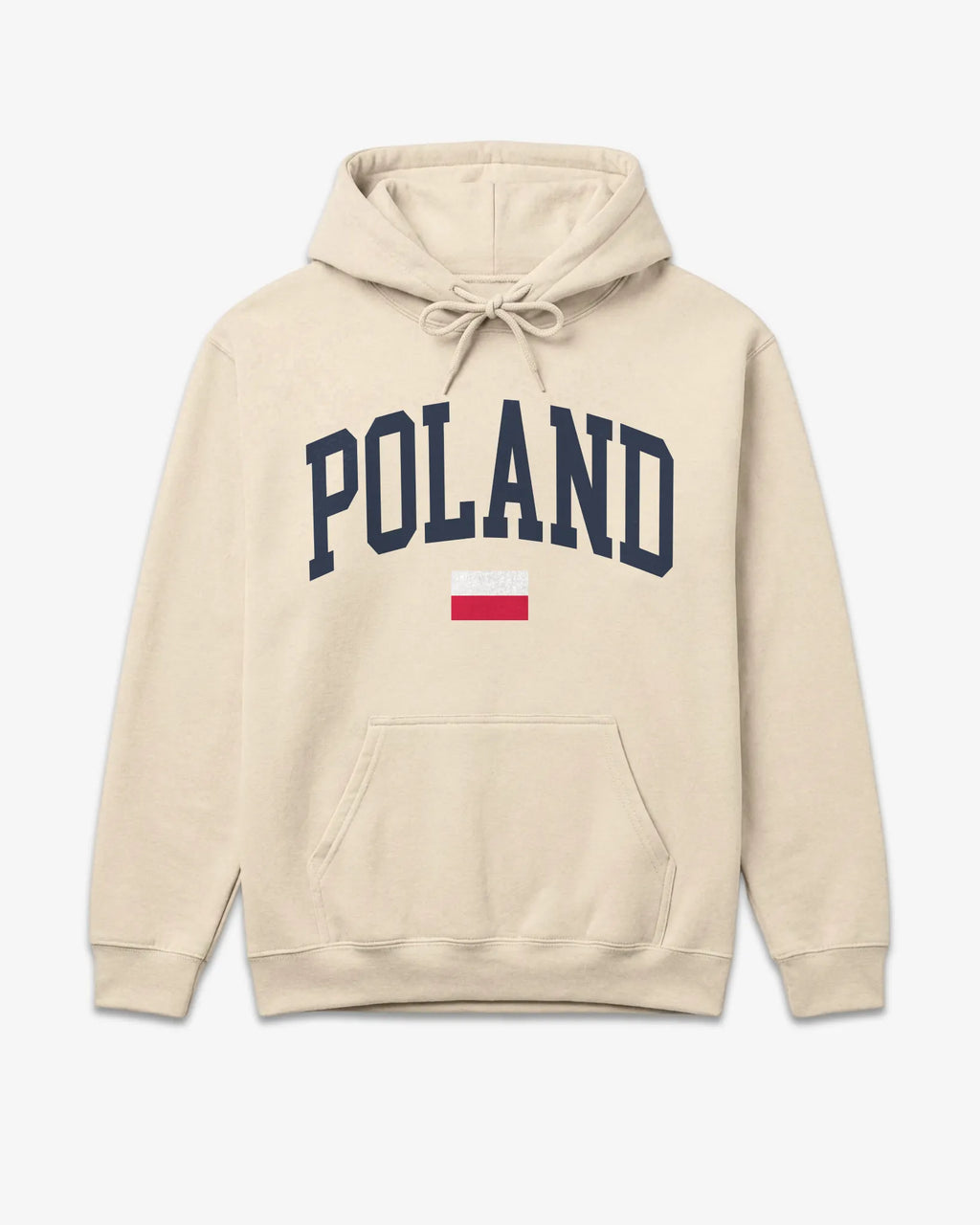 Poland Collegiate Flag Hoodie