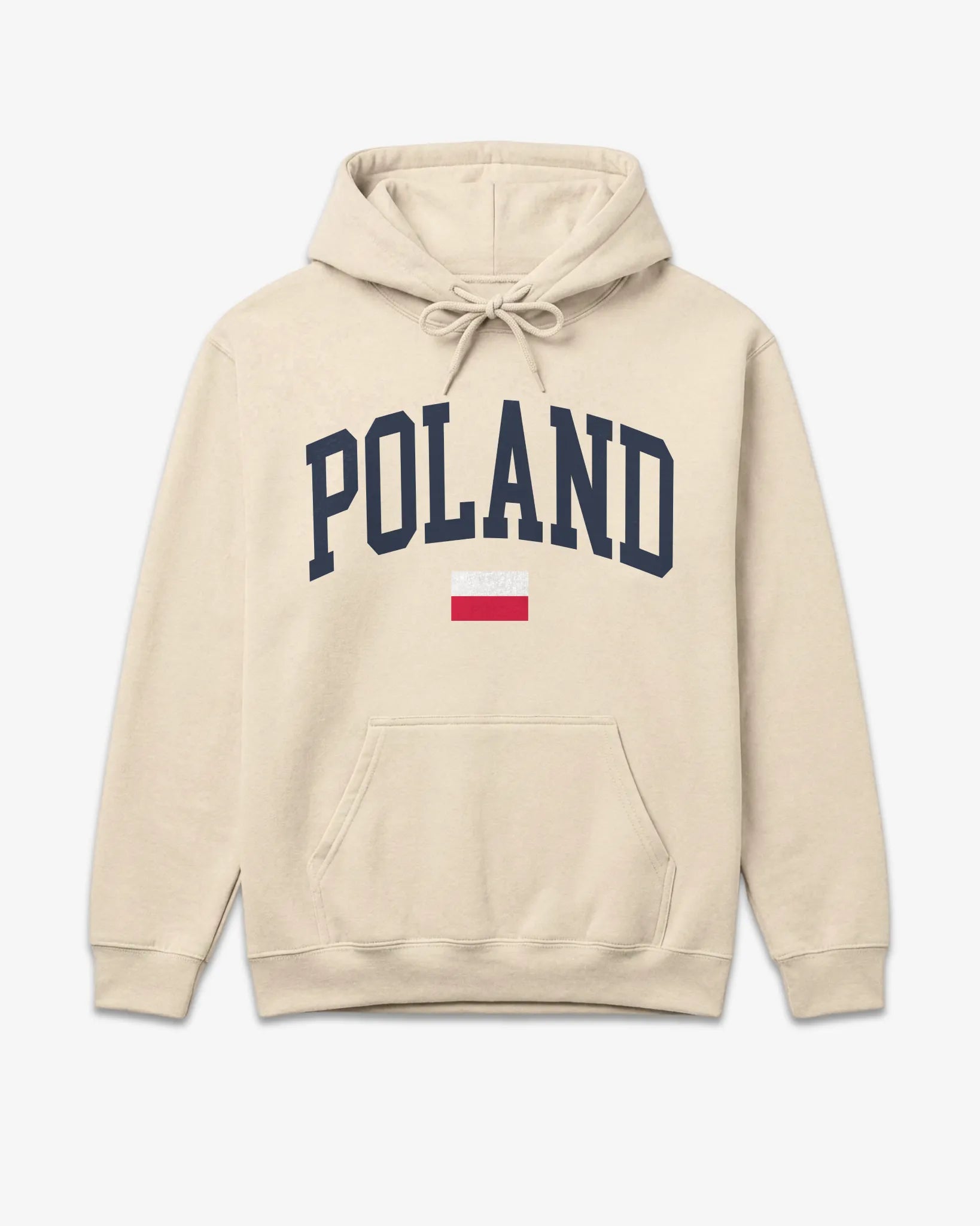 Poland Collegiate Flag Hoodie