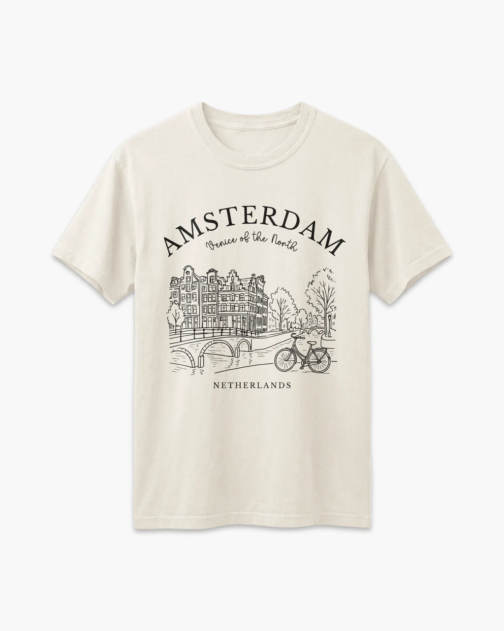 Amsterdam Vintage Sketch T-Shirt
