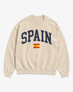 Spain Collegiate Flag Sweatshirt