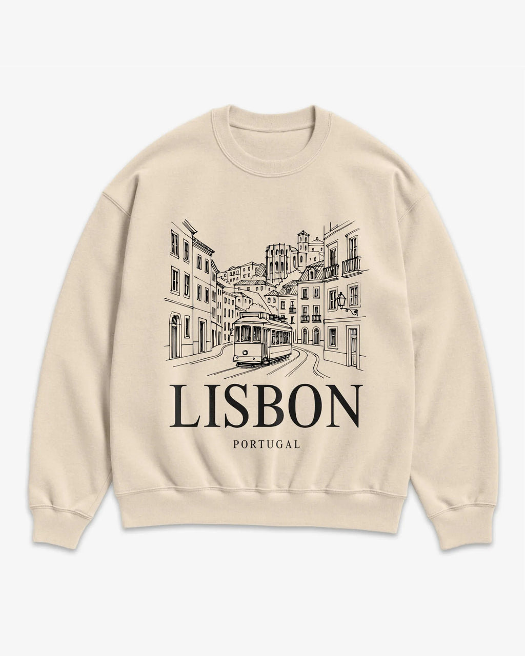 Lisbon Vintage Sketch Sweatshirt