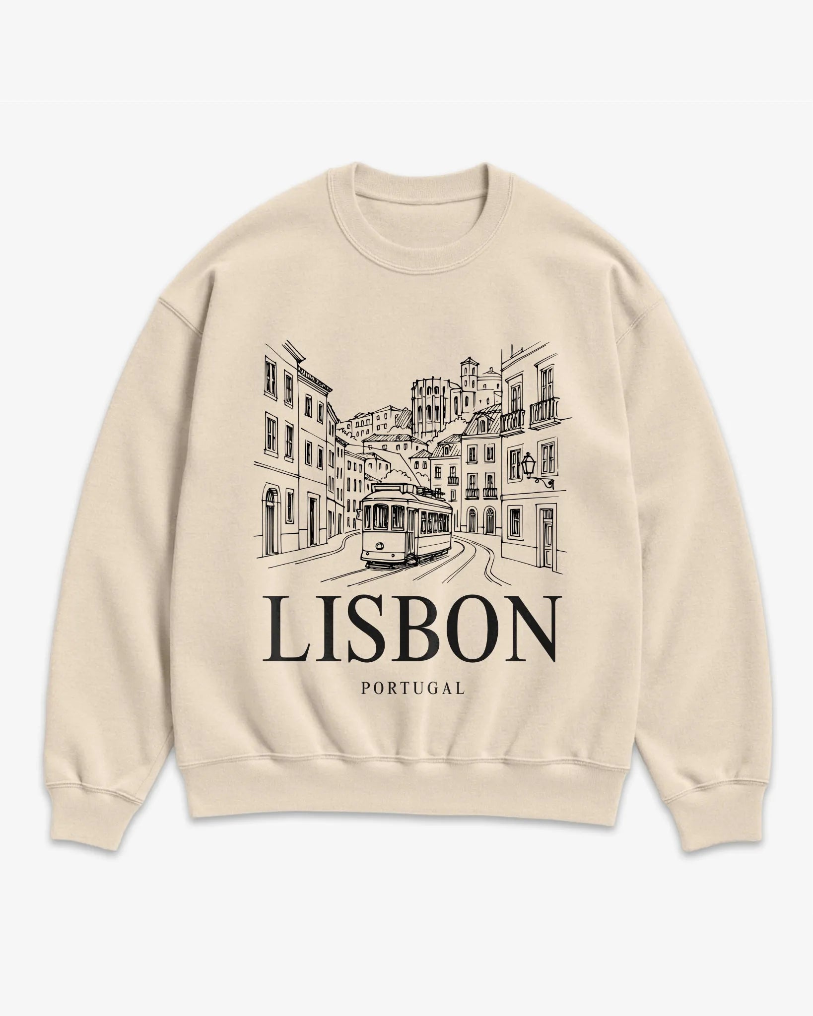 Lisbon Vintage Sketch Sweatshirt