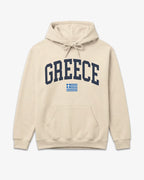 Greece Collegiate Flag Hoodie