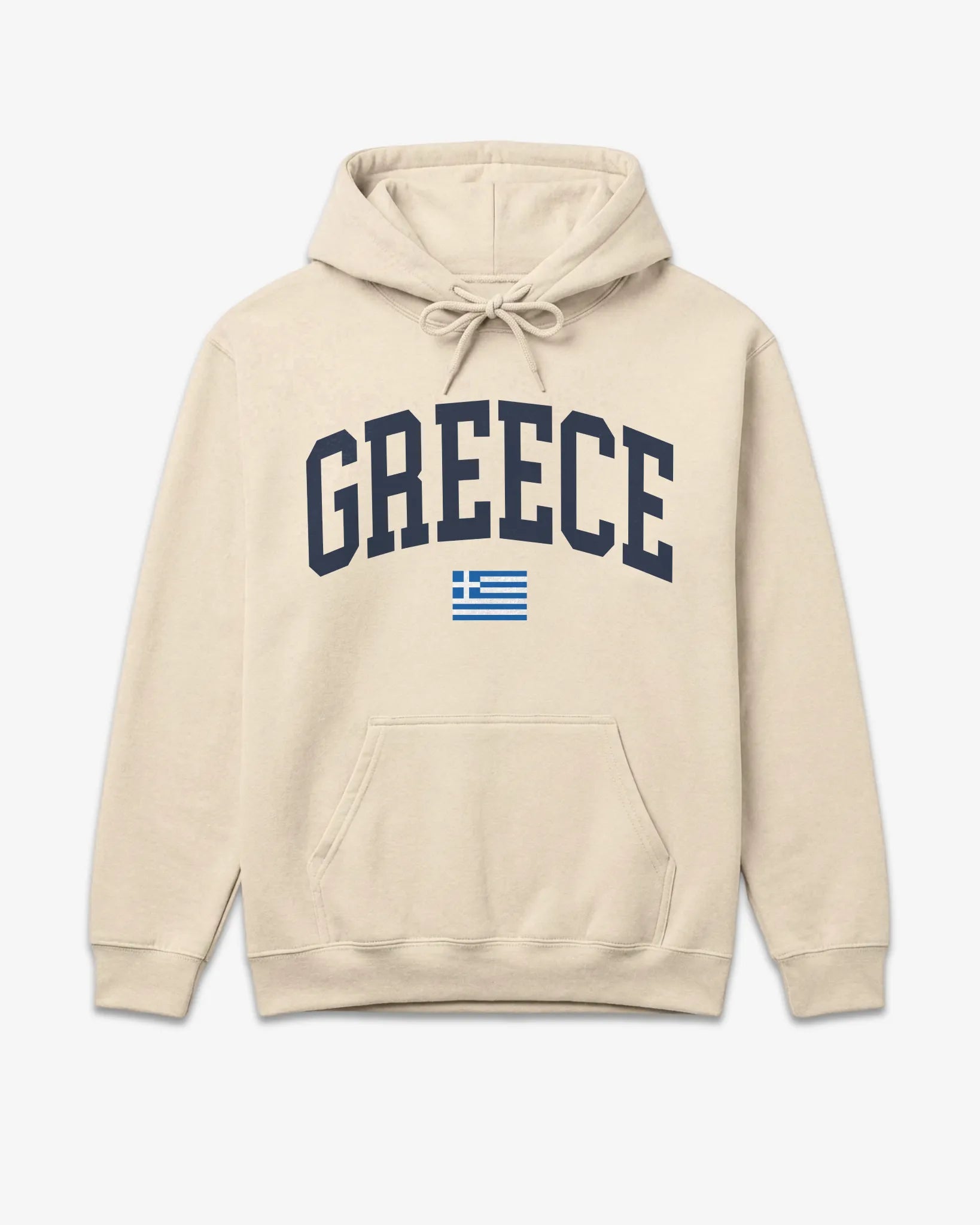 Greece Collegiate Flag Hoodie
